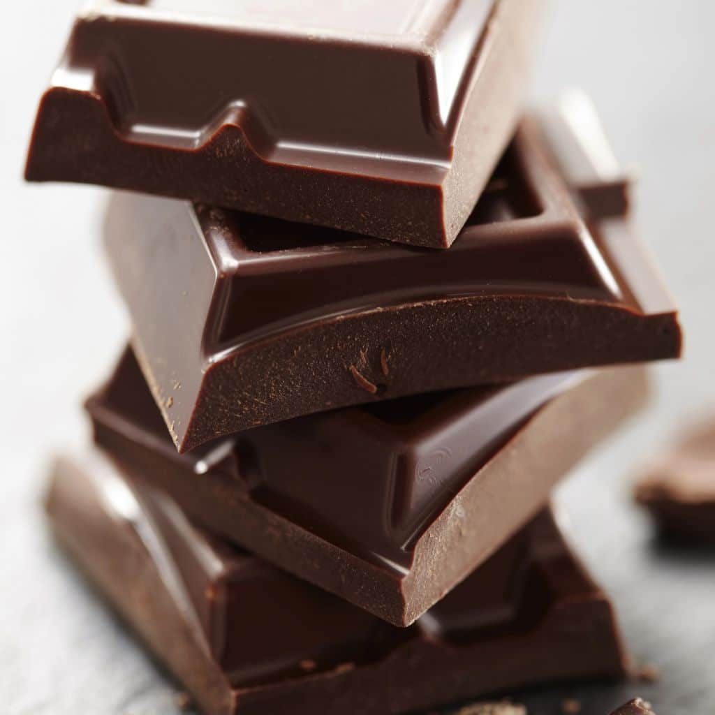 A pile of chocolate